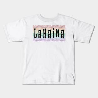 LGBTQ PATTERN AMERICA LAHAINA Kids T-Shirt